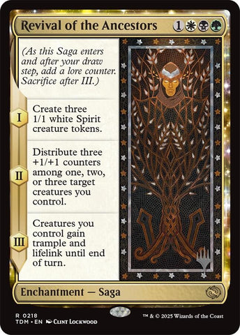 {@R} Revival of the Ancestors [Tarkir: Dragonstorm Promos][TDM 218]
