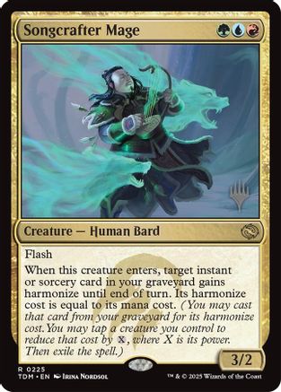 {@R} Songcrafter Mage [Tarkir: Dragonstorm Promos][TDM 225]