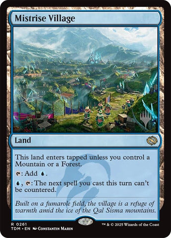 {@R} Mistrise Village [Tarkir: Dragonstorm Promos][TDM 261]