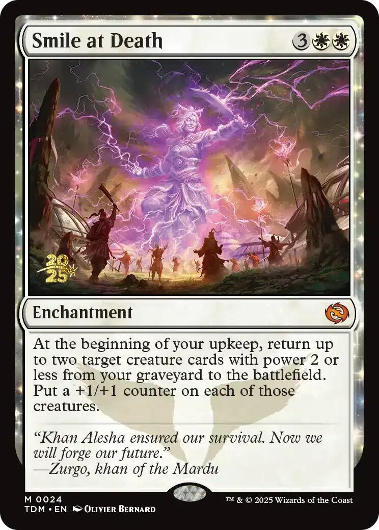 {@R} Smile at Death [Tarkir: Dragonstorm Prerelease Cards][TDM 024]