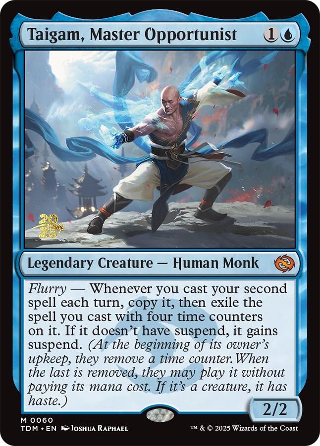 {@R} Taigam, Master Opportunist [Tarkir: Dragonstorm Prerelease Cards][TDM 060]