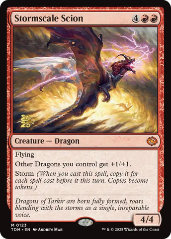 {@R} Stormscale Scion [Tarkir: Dragonstorm Prerelease Cards][TDM 123]