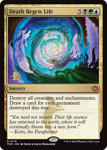 {@R} Death Begets Life [Tarkir: Dragonstorm Prerelease Cards][TDM 176]
