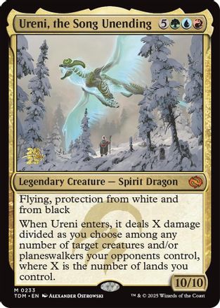 {@R} Ureni, the Song Unending [Tarkir: Dragonstorm Prerelease Cards][TDM 233]