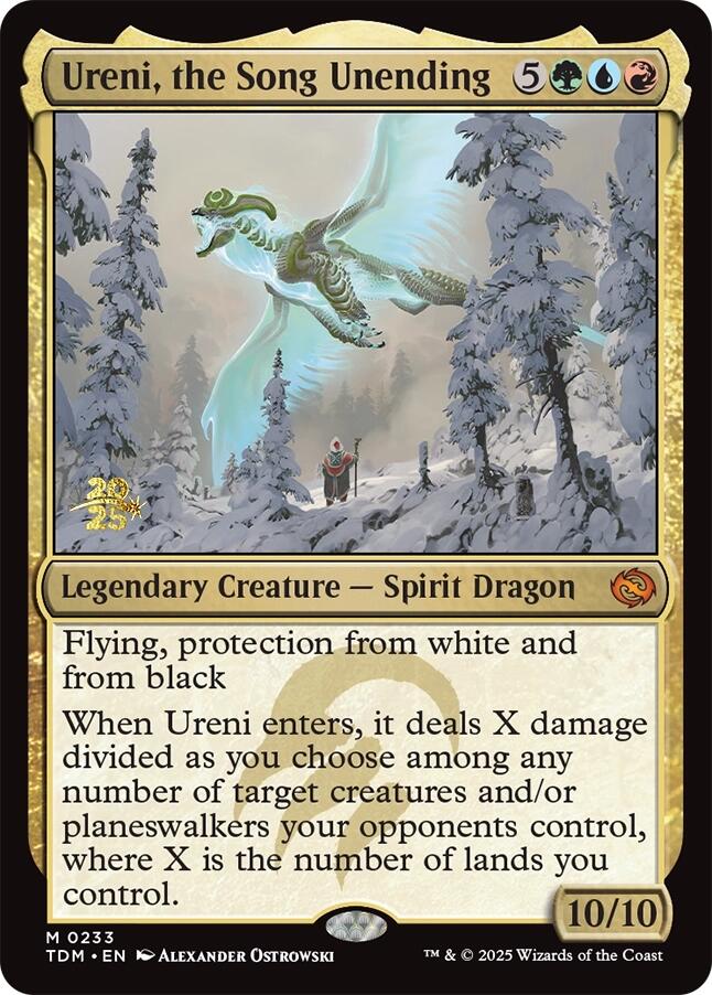 {@R} Ureni, the Song Unending [Tarkir: Dragonstorm Prerelease Cards][TDM 233]
