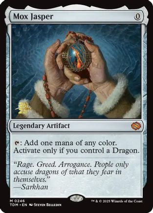 {@R} Mox Jasper [Tarkir: Dragonstorm Prerelease Cards][TDM 246]