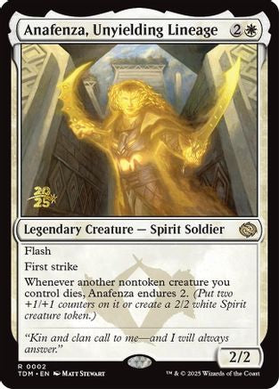 {@R} Anafenza, Unyielding Lineage [Tarkir: Dragonstorm Prerelease Cards][TDM 002]