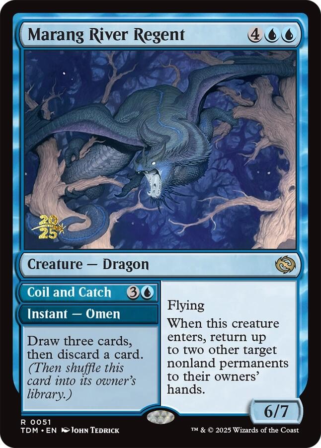 {@R} Marang River Regent [Tarkir: Dragonstorm Prerelease Cards][TDM 051]