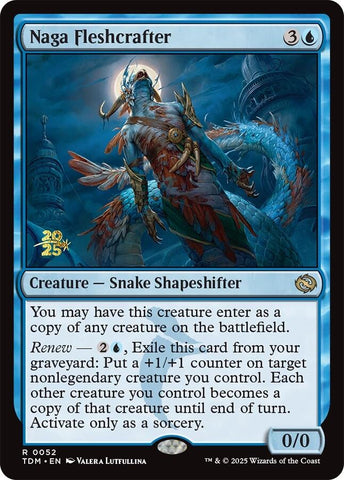 {@R} Naga Fleshcrafter [Tarkir: Dragonstorm Prerelease Cards][TDM 052]
