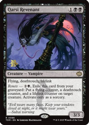 {@R} Qarsi Revenant [Tarkir: Dragonstorm Prerelease Cards][TDM 086]