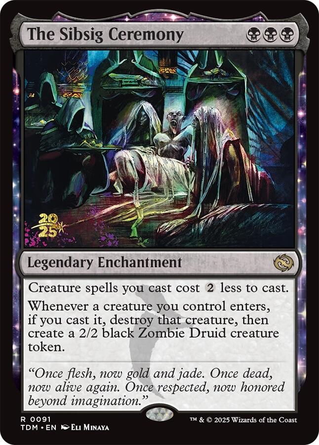 {@R} The Sibsig Ceremony [Tarkir: Dragonstorm Prerelease Cards][TDM 091]