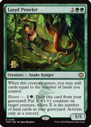 {@R} Lasyd Prowler [Tarkir: Dragonstorm Prerelease Cards][TDM 149]
