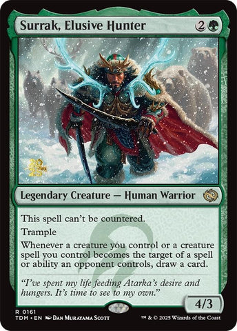 {@C} Surrak, Elusive Hunter [Tarkir: Dragonstorm Prerelease Cards][TDM 161]