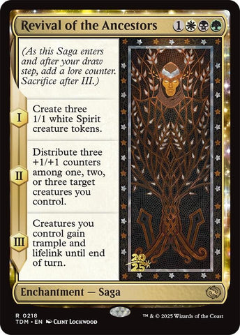{@R} Revival of the Ancestors [Tarkir: Dragonstorm Prerelease Cards][TDM 218]