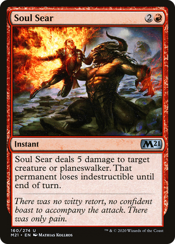 {C} Soul Sear [Core Set 2021][M21 160]