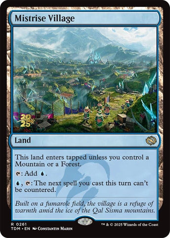 {@R} Mistrise Village [Tarkir: Dragonstorm Prerelease Cards][TDM 261]