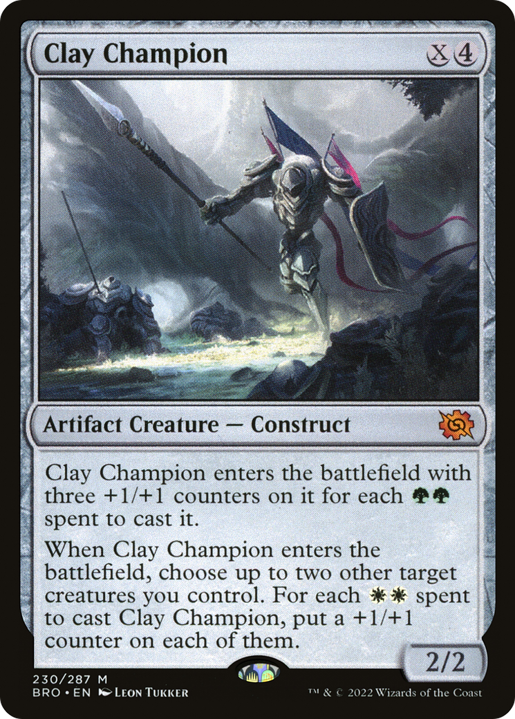 {R} Clay Champion [The Brothers' War][BRO 230]