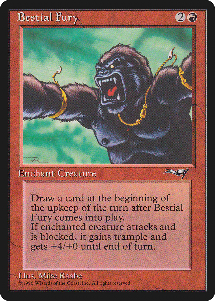 {C} Bestial Fury (Fists Raised) [Alliances][ALL 67A]
