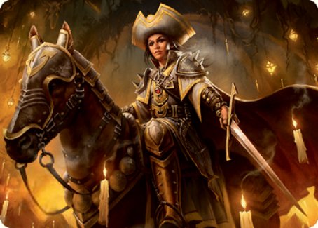 {A} Seasoned Cathar Art Card [Innistrad: Midnight Hunt Art Series][AMID 012]