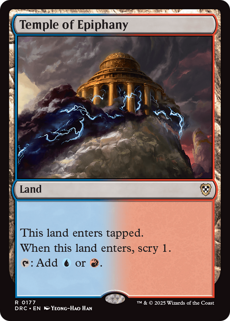 {R} Temple of Epiphany [Aetherdrift Commander][DRC 177]