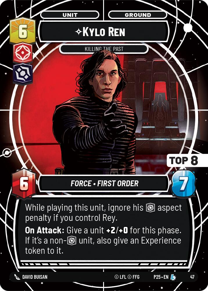{SW-R}Kylo Ren - Killing the Past (47) (Top 8) (47) [2025 Promo]
