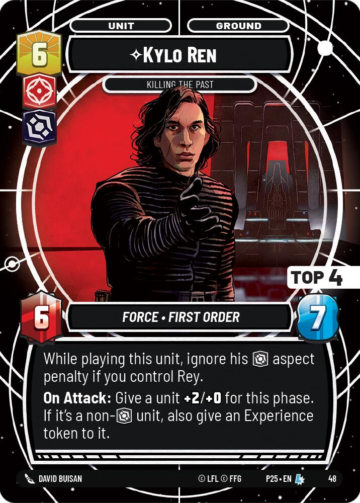 {SW-R}Kylo Ren - Killing the Past (48) (Top 4) (48) [2025 Promo]