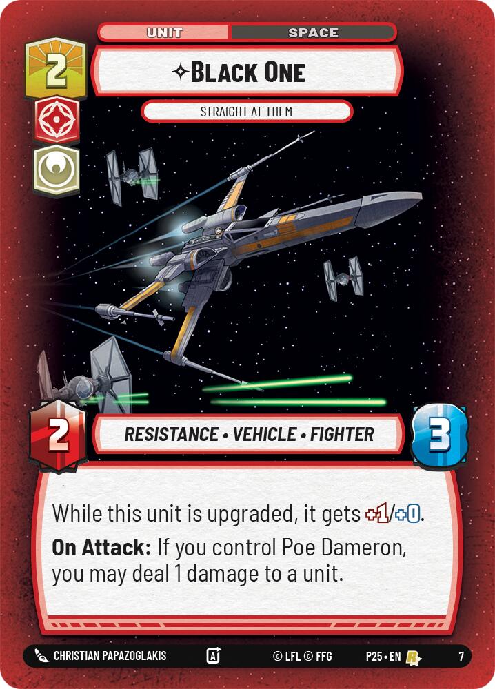 {SW-R}Black One - Straight At Them (7) (7) [2025 Promo]
