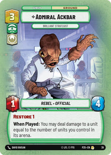 {SW-R}Admiral Ackbar - Brilliant Strategist (39) (39) [2025 Promo]