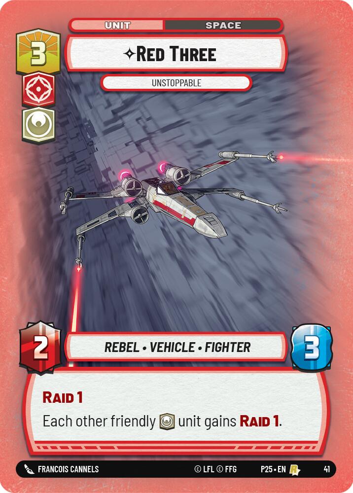 {SW-R}Red Three - Unstoppable (41) (41) [2025 Promo]