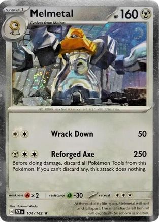 [PKM] Melmetal (104/142) (Cosmos Holo) [Scarlet & Violet: Stellar Crown]