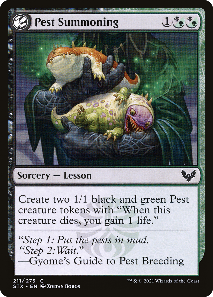 {C} Pest Summoning [Strixhaven: School of Mages][STX 211]