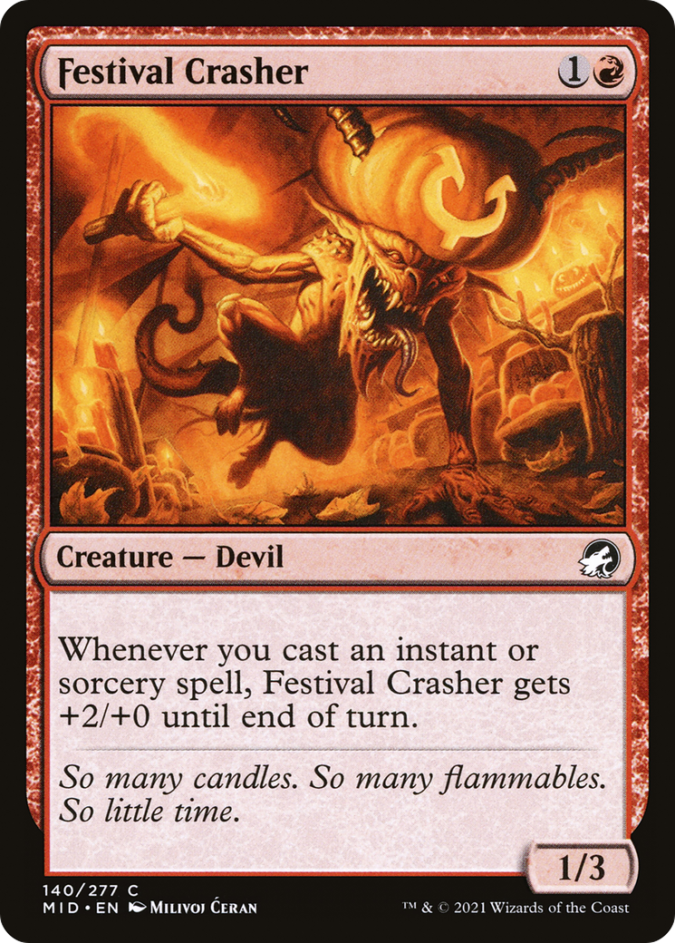 {C} Festival Crasher [Innistrad: Midnight Hunt][MID 140]