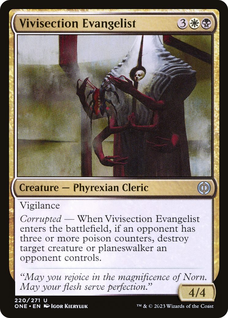 {C} Vivisection Evangelist [Phyrexia: All Will Be One][ONE 220]