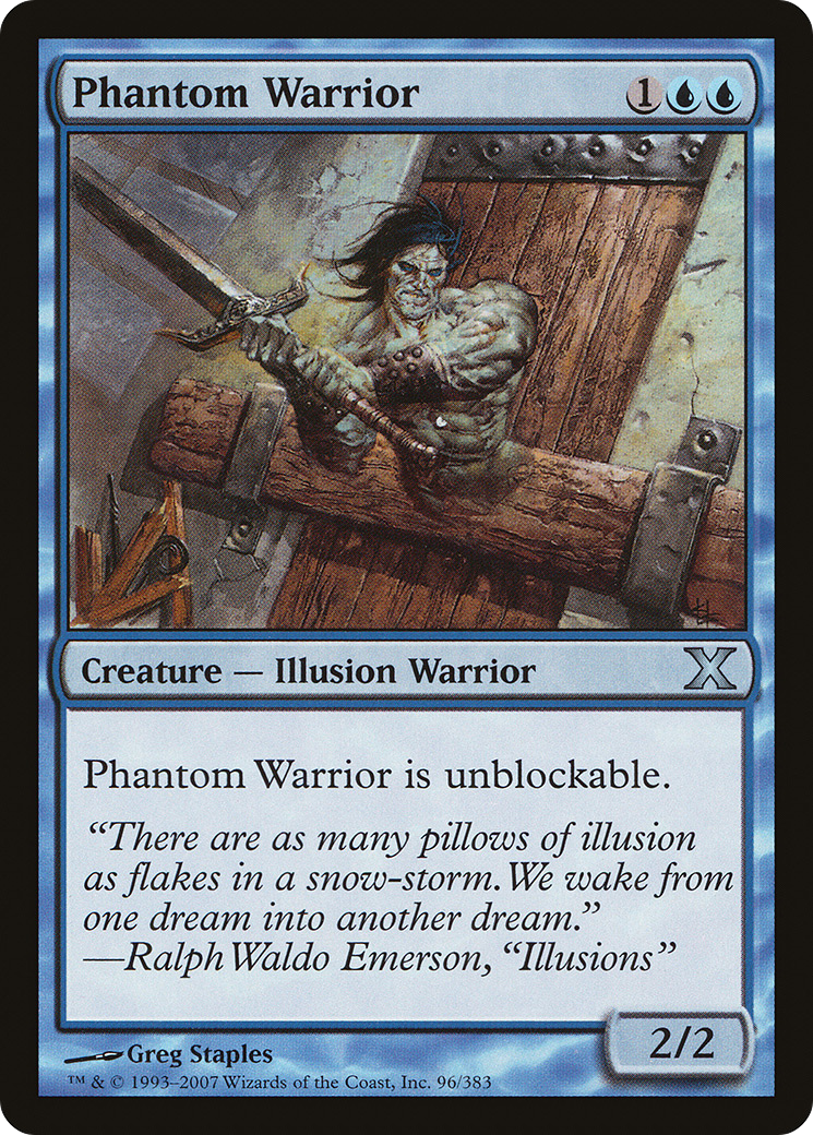 {C} Phantom Warrior [Tenth Edition][10E 096] - Misty Mountain Games
