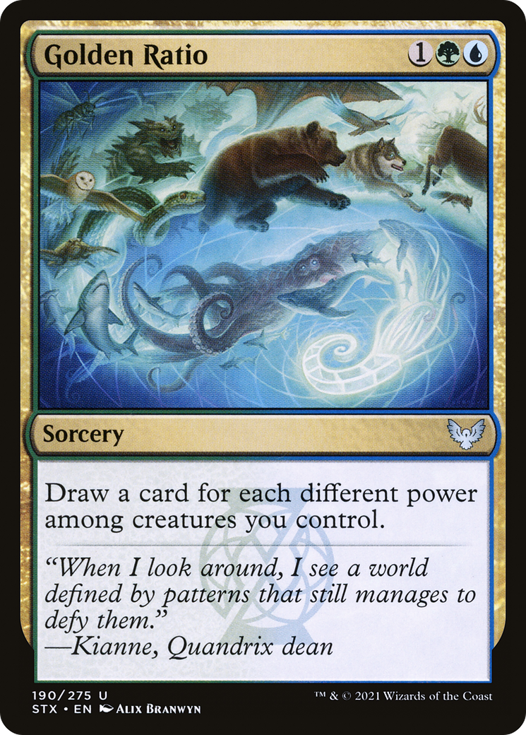 {C} Golden Ratio [Strixhaven: School of Mages][STX 190]