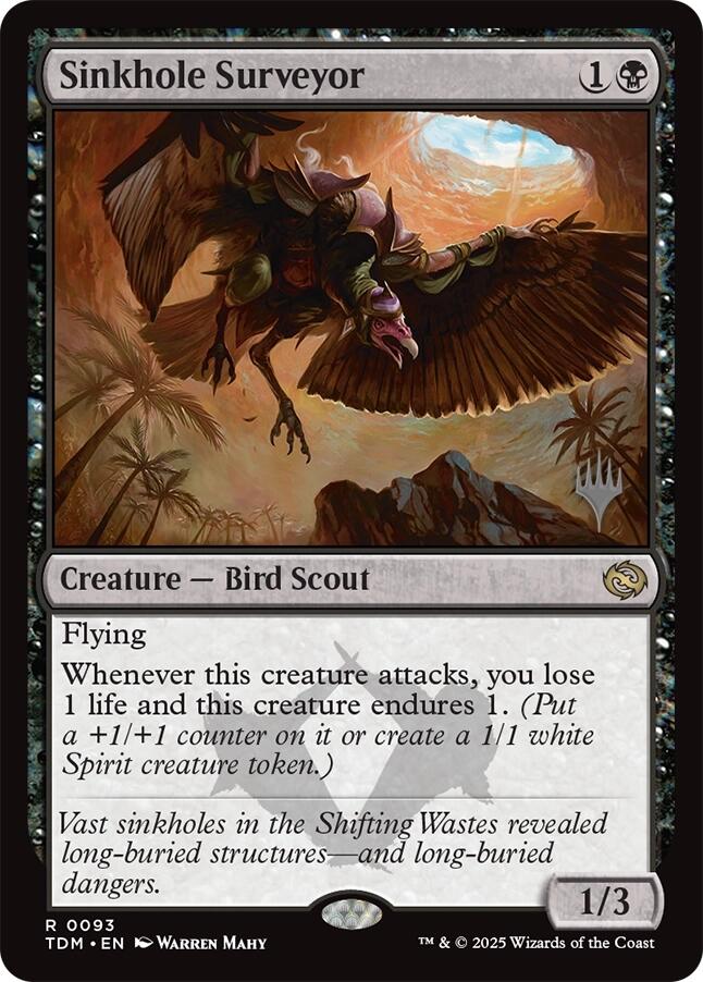 {@R} Sinkhole Surveyor [Tarkir: Dragonstorm Promos][TDM 093]