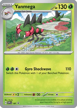 [PKM] Yanmega (187) [Scarlet & Violet: Black Star Promos]