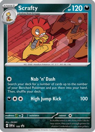 [PKM] Scrafty (188) [Scarlet & Violet: Black Star Promos]