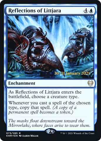 {R} Reflections of Littjara [Kaldheim Prerelease Promos][PR KHM 073]