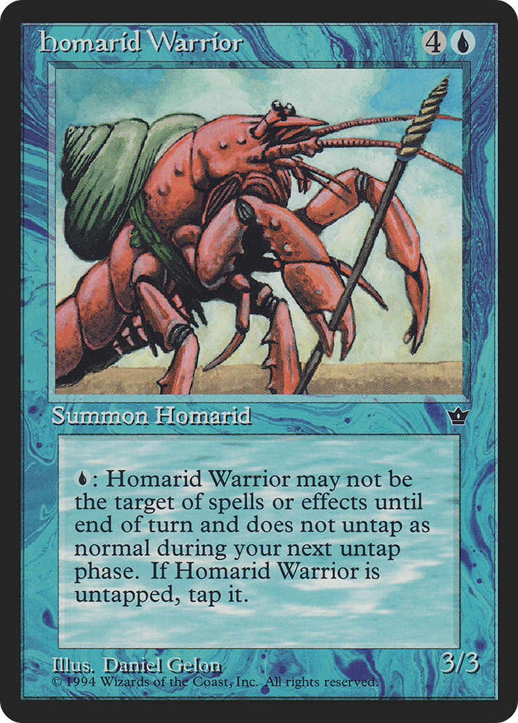 {C} Homarid Warrior (Daniel Gelon) [Fallen Empires][FEM 22A]