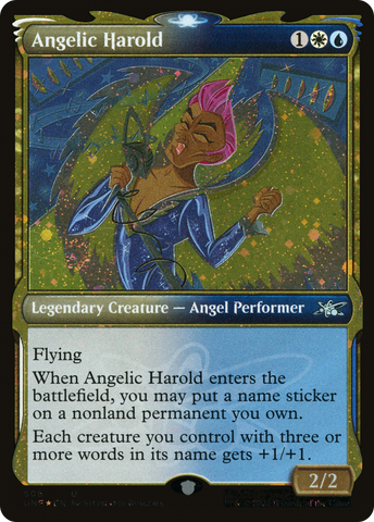 {C} Angelic Harold (Showcase) [Unfinity][UNF 506]