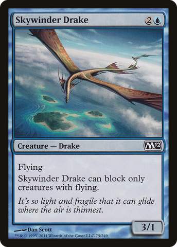 {C} Skywinder Drake [Magic 2012][M12 075]