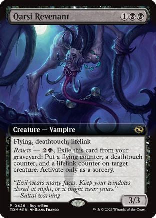 {@R} Qarsi Revenant (Extended Art) (Buy-A-Box) [Tarkir: Dragonstorm Promos][TDM 426]