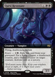 {@R} Qarsi Revenant (Extended Art) (Buy-A-Box) [Tarkir: Dragonstorm Promos][TDM 426]