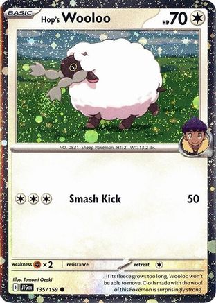 [PKM] Hop's Wooloo (135/159) (Cosmos Holo) [Scarlet & Violet: Journey Together]