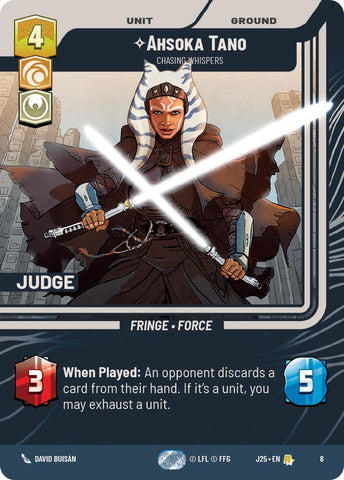 {SW-R}Ahsoka Tano - Chasing Whispers (8) (8) [2025 Judge Promo]