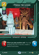 {SW-R}Poggle the Lesser - Archduke of the Stalgasin Hive (3) (3) [2025 Judge Promo]