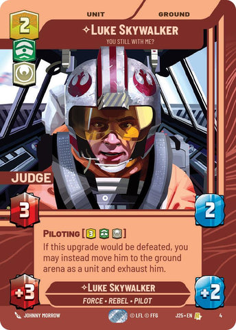 {SW-R}Luke Skywalker - You Still With Me? (4) (4) [2025 Judge Promo]
