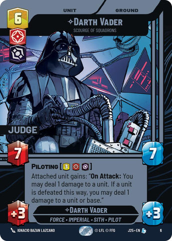 {SW-R}Darth Vader - Scourge of Squadrons (6) (6) [2025 Judge Promo]