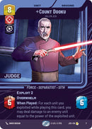 {SW-R}Count Dooku - Fallen Jedi (7) (7) [2025 Judge Promo]